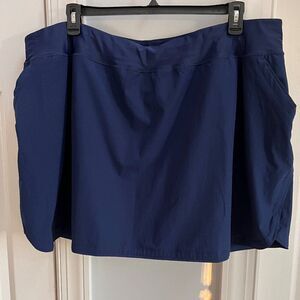 Lands End Navy Blue Swim Skirt Bottom Women’s Plus size 26W
